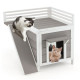 Pet Dog House with Balcony