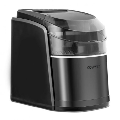 Portable Countertop Ice Maker with Ice Scoop and Basket