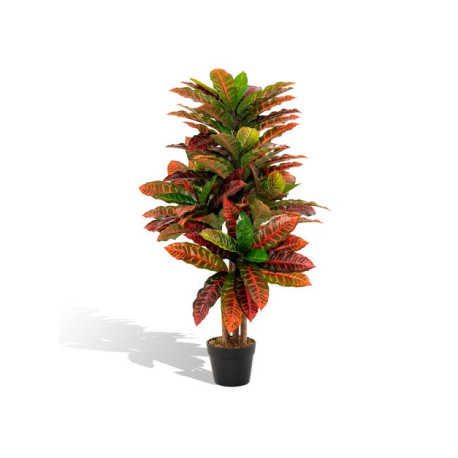 Artificial Croton Plant Fake Croton Palm Tree