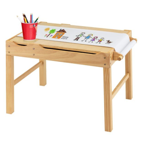 Wooden Children Activity Table with Reversible Tabletop