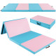 Folding Gymnastics Mat with Carry Handles Hook and Loop Fasteners