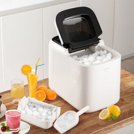 15KG/ 24H Portable Electric Countertop Ice Cube Maker with Auto Clean Function