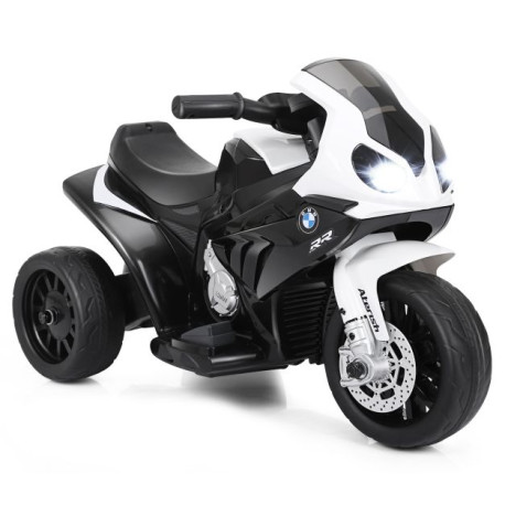 6V Kids Ride on Motorcycle with Training Wheels and Head Light