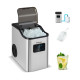 Countertop Nugget Ice Maker with 2 Ways Water Refill