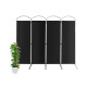 4 Panel Freestanding Folding Room Divider for Living Room Office