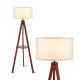 Tripod Floor Lamp Tall with Shelf and Foot Switch with E27 Lamp Base