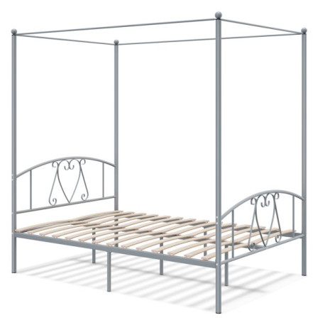 Double Size Metal Canopy Bed Frame