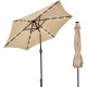 2.7m Garden Parasol with Tilt and Crank Handle