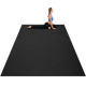 182 cm Thick Exercise Yoga Mat with Double-Sided Non-Slip Design