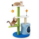 4-Tier Modern Cat Tree Tower for Indoor Cats