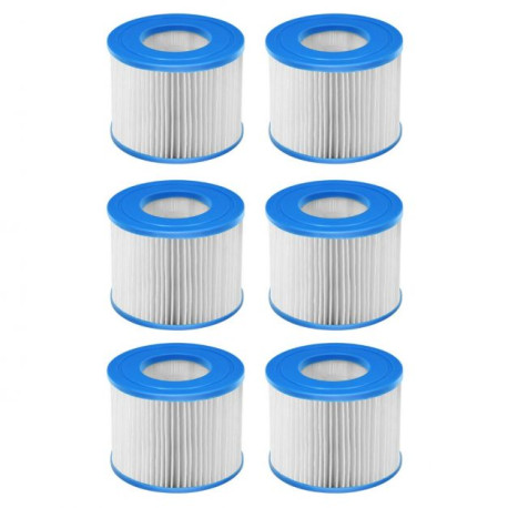 6 Pieces Hot Tub Filter Cartridges Compatible with Most Massage Pool