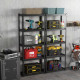 5-Tier Garage Metal Storage Shelves Shelving Unit