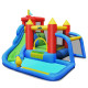 7-in-1 Inflatable Water Slide Bounce House without Blower