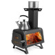 Portable Wood Burning Stove with 2 Cooking Positions