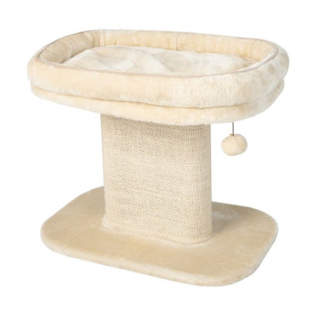 2-Tier Cat Tree with Sleeping Perch Sisal Scratching Plate and Ball