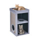 2-Tier Cat House with Sisal Scratch Boards