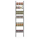 Over The Door Pantry Rack with Metal Wire Baskets and Hooks