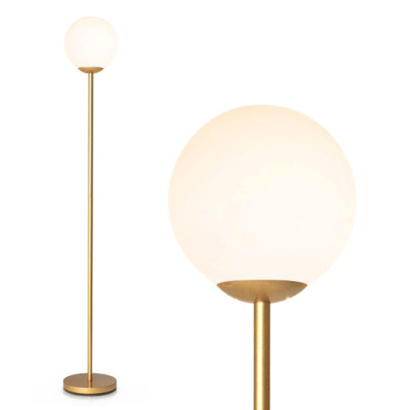 Globe Lamp Cover Floor Lamp with Acrylic Lampshade