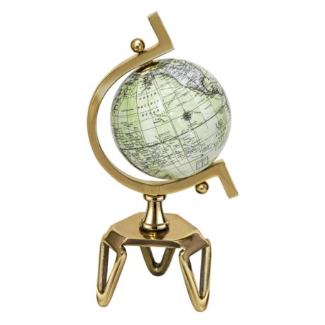 Educational Interactive Globe with Triangle Metal Stand and Metal Meridian