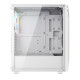 Vida Apollo White ARGB Gaming Case w/ Glass Window, ATX, Rear ARGB Fan, Front LED Strips