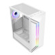 Vida Apollo White ARGB Gaming Case w/ Glass Window, ATX, Rear ARGB Fan, Front LED Strips