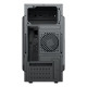 Vida Business Black Office Case, Micro ATX, 8cm Fan, High Airflow Side