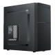 Vida Business Black Office Case, Micro ATX, 8cm Fan, High Airflow Side