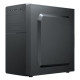 Vida Business Black Office Case, Micro ATX, 8cm Fan, High Airflow Side