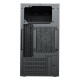 Vida Enterprise Black Office Case, Micro ATX, 12cm Fan, Mesh Front