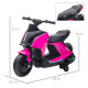 6V Kids Electric Motorbike Ride On Toy w/ Music Headlights Safety Training Wheels for Girls Boy 2-4 Years Pink | Aosom UK