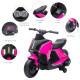 6V Kids Electric Motorbike Ride On Toy w/ Music Headlights Safety Training Wheels for Girls Boy 2-4 Years Pink | Aosom UK