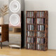 Set of Two 102 CD Storage Units - Mid Brown Wood-Effect