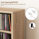 Set of Two 102 CD Storage Units - Wood-Effect