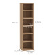 Set of Two 102 CD Storage Units - Wood-Effect