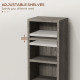 Set of Two 102 CD Storage Units - Dark Wood-Effect