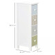 Chest of Drawers, 4 Drawer Dresser, Storage Organizer Toilet Tissue Cabinet for Bedroom, Bathroom