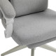 Vinsetto Office Chair, Ergonomic Desk Chair, High Back Fabric Work Chair with 160° Reclining Backrest, Retractable Footrest, Nec