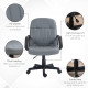 Swivel Executive Office Chair PU Leather Computer Desk Chair Office Furniture Gaming Seater - Grey