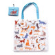 Handy Foldable RPET Shopping Bag - Feline Fine Cats