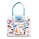 Handy Foldable RPET Shopping Bag - Feline Fine Cats