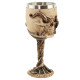 Collectable Decorative Bronze Octopus Skull Goblet