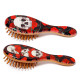 100% Bamboo Hair Brush - Skulls and Roses