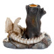 Shadows of Darkness Sleeping Bones Dragon Skeleton Candlestick Candle Holder