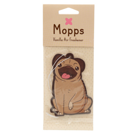 Mopps Pug Chocolate Scented Air Freshener