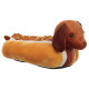 Hot Dog Fast Food Unisex One Size Pair of Plush Slippers