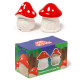 Novelty Ceramic Salt &amp; Pepper Set - Fairy Toadstool House