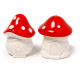 Novelty Ceramic Salt &amp; Pepper Set - Fairy Toadstool House