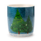 Christmas Porcelain Mug - Jan Pashley Christmas Dog &amp; Robin