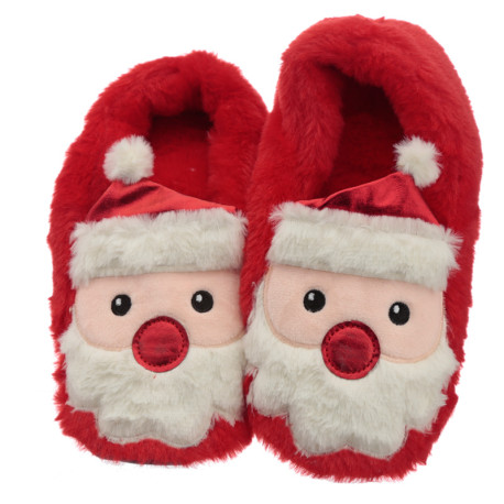 Christmas Santa Microwavable Heat Wheat Pack Slippers