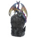 Fantasy LED Backflow Incense Burner - Ice Dragon Dark Legends